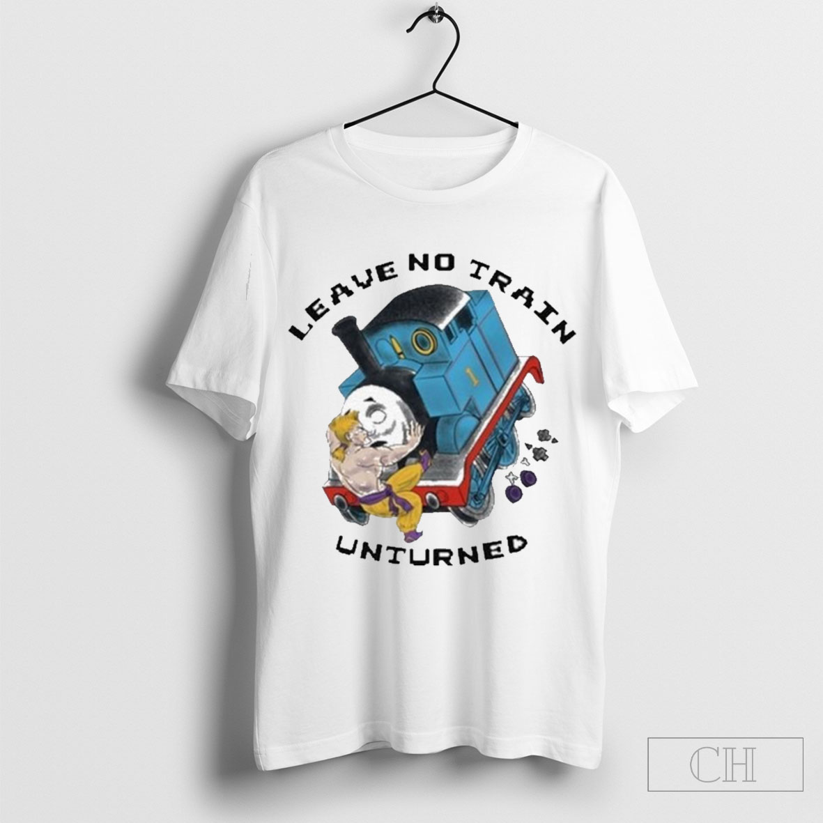Official Leave No Train Unturned T Shirt