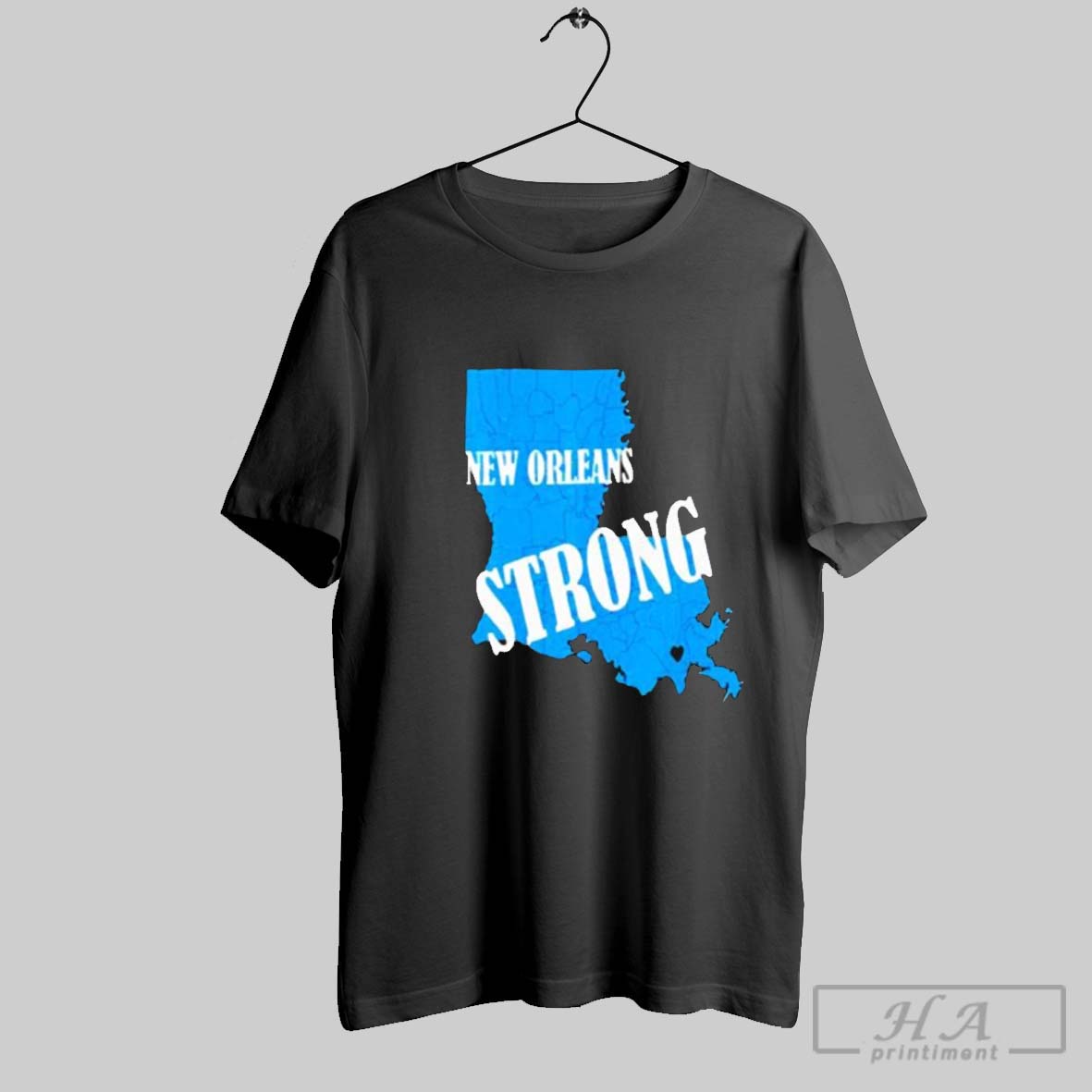 Official New Orleans Map Nola Strong 2025 Shirt