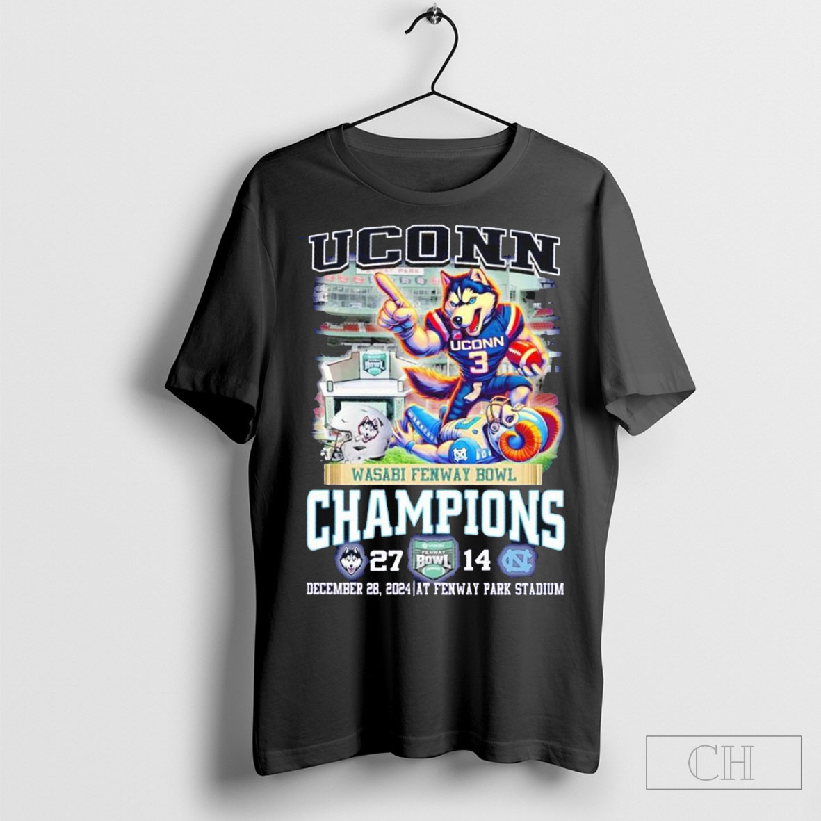 Official Uconn Wasabi Fenway Bowl Champions 27 14 December 28 2024 At Fenway Park Stadium Cutom Poster Coffee Mugs Ornaments