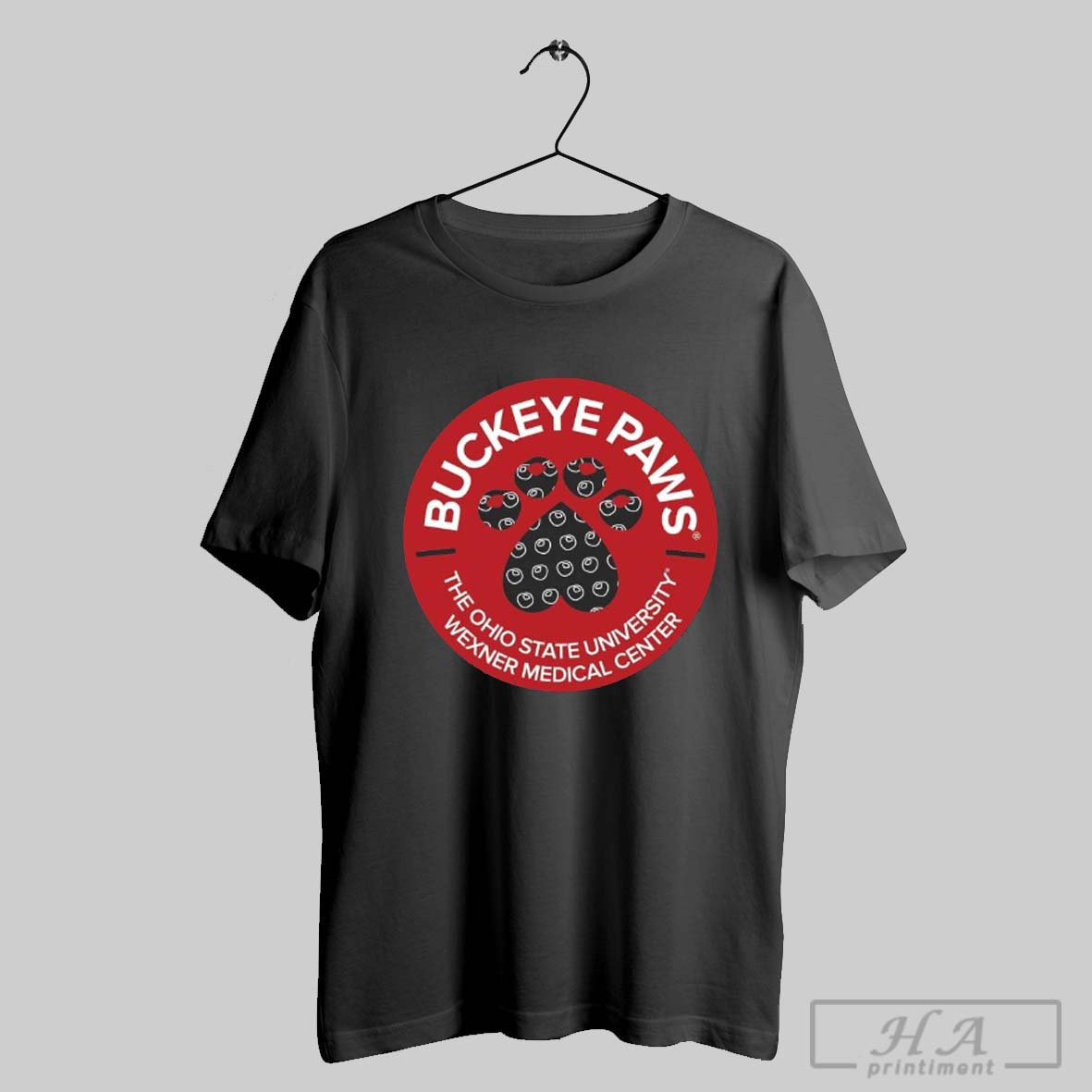 Ohio State Buckeyes Paws The Ohio State University Wexner Medical Center T Shirt