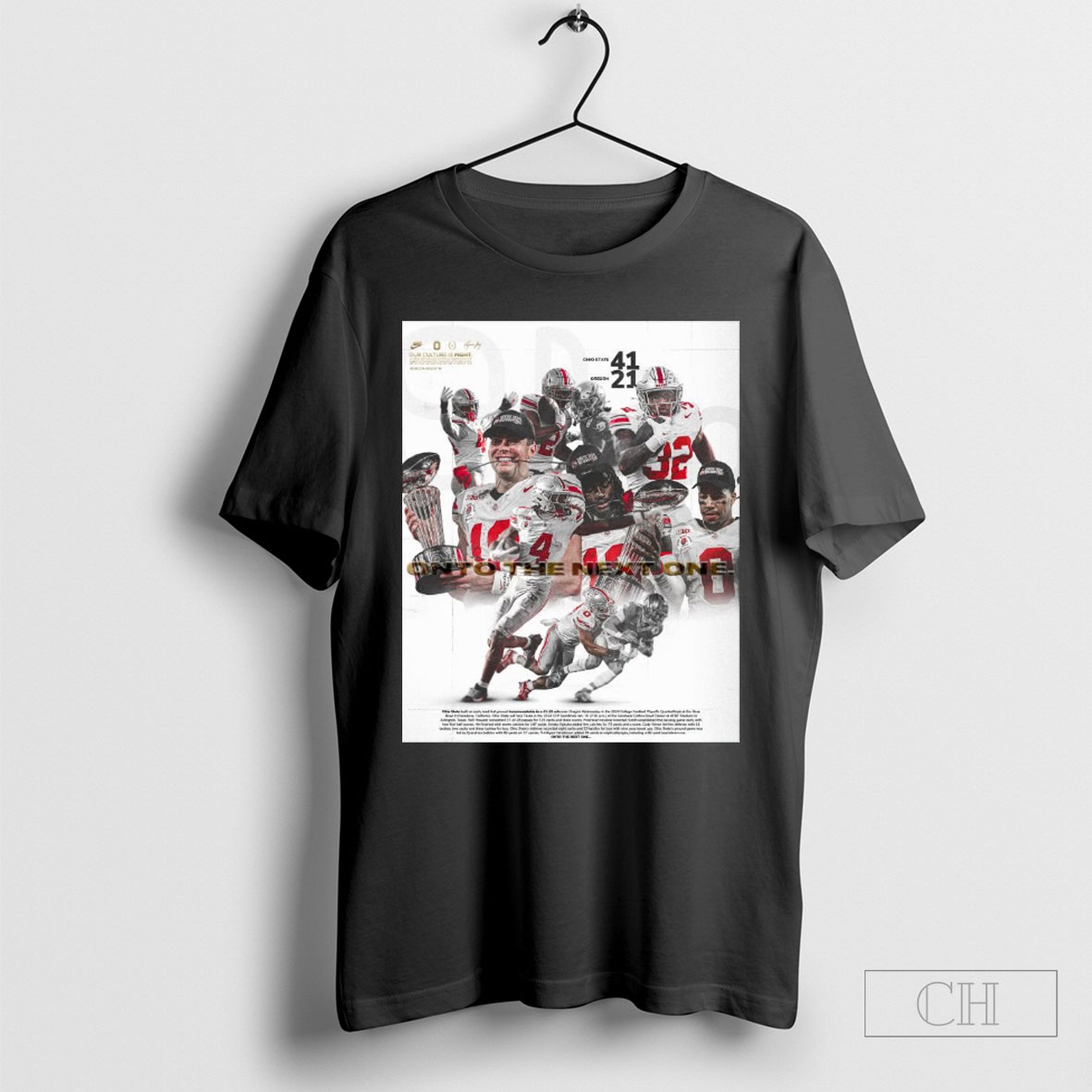 Ohio State Buckeyes Win Oregon Ducks Rose Bowl Onto The Next One Poster T Shirt