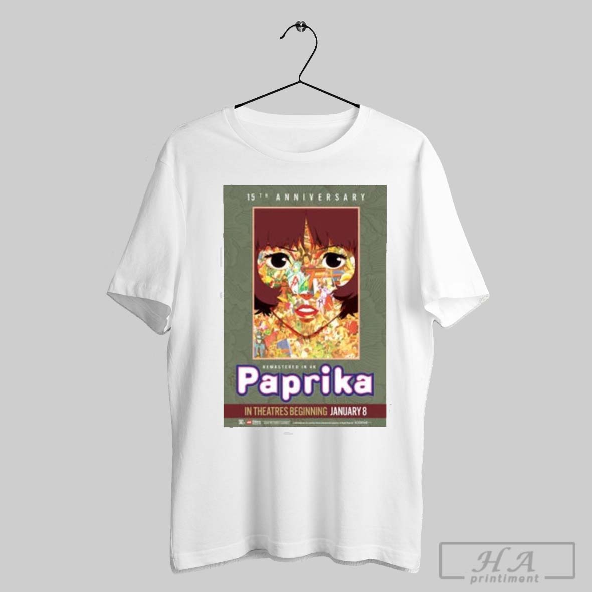 Paprika 4k 15th Anniversary In Theatres Beginning January 8 2025 Shirt