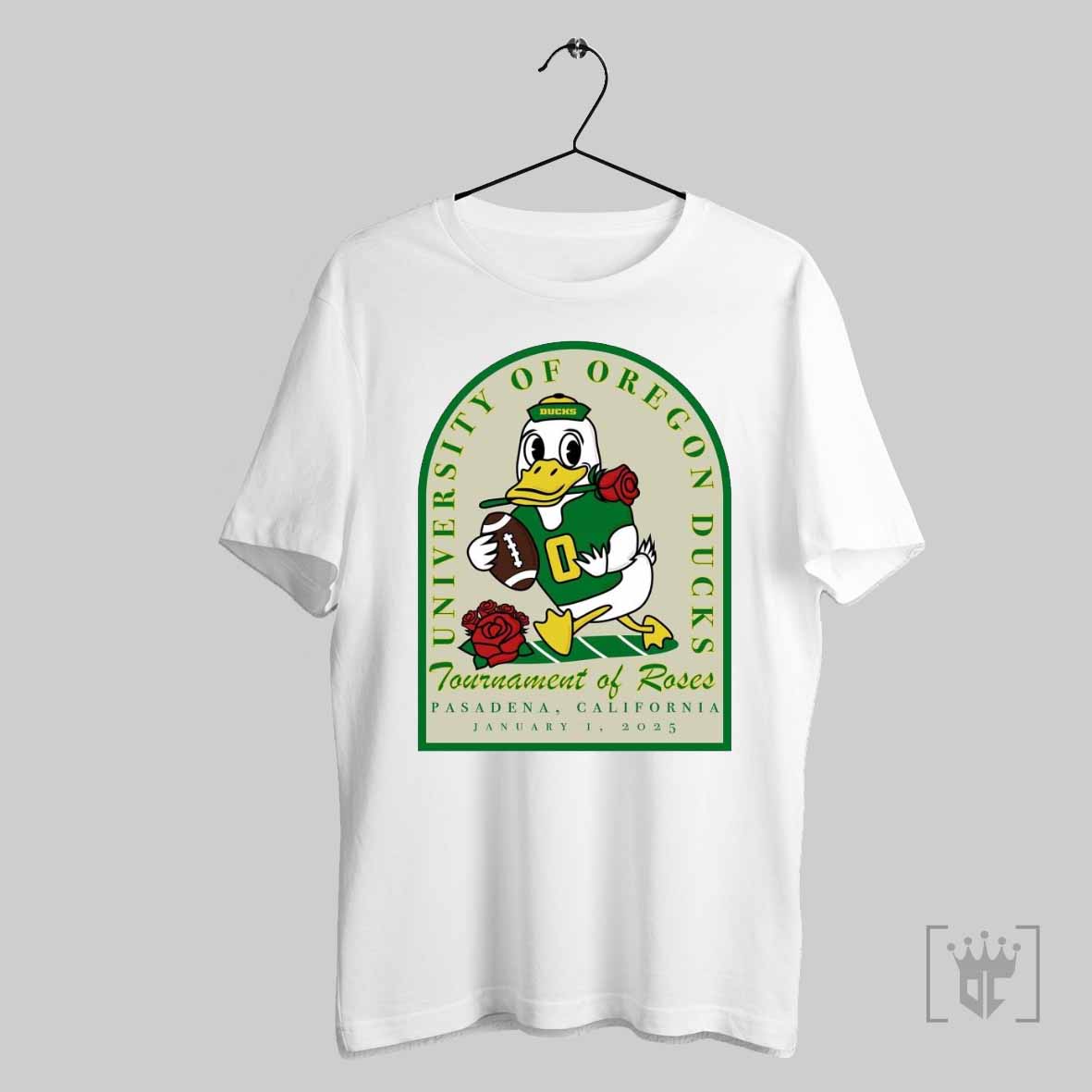University Of Oregon Ducks Tournament Of Roses Pasadena California Jan 1 2025 Mascot T Shirt