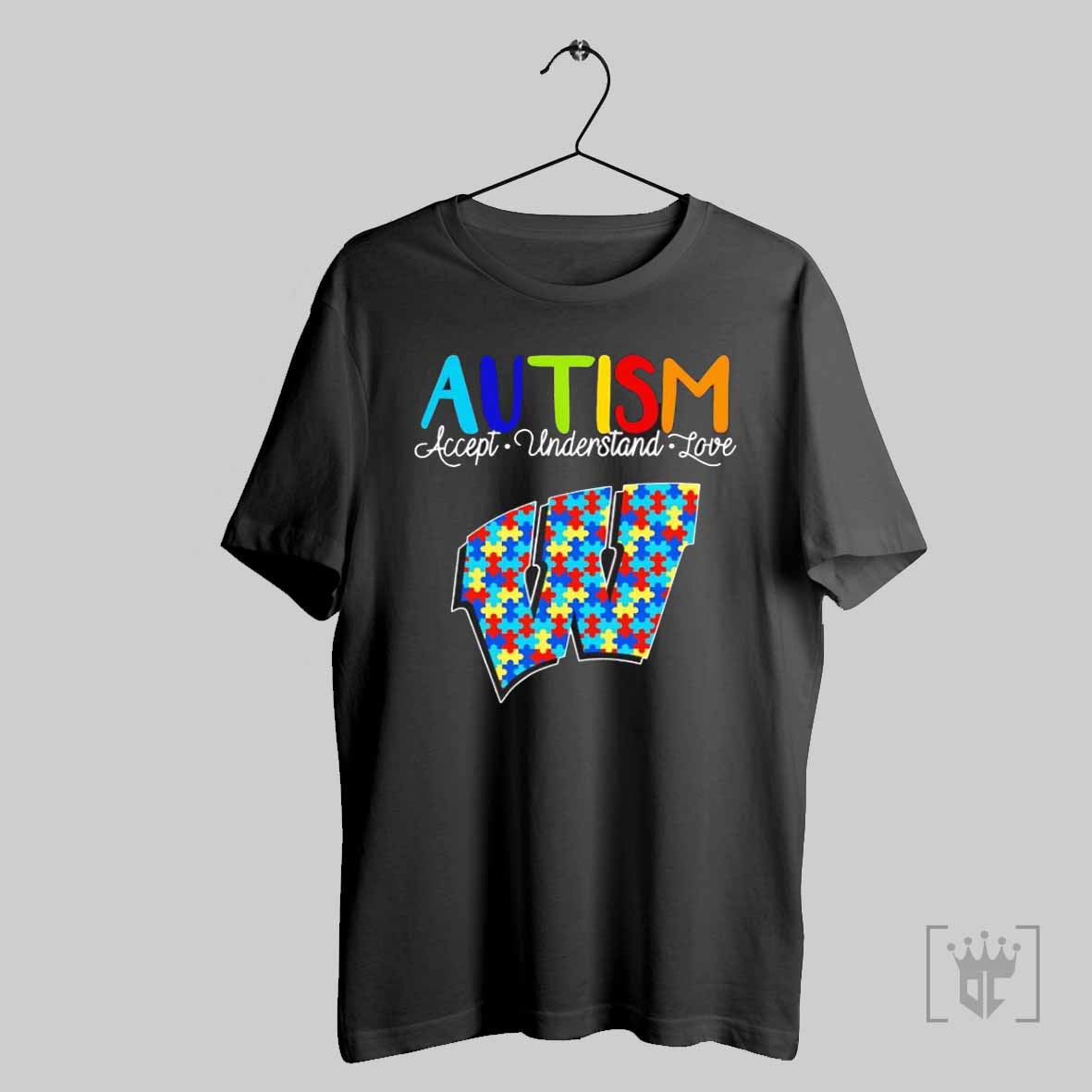 Wisconsin Badgers Autism Accept Understand Love T Shirt