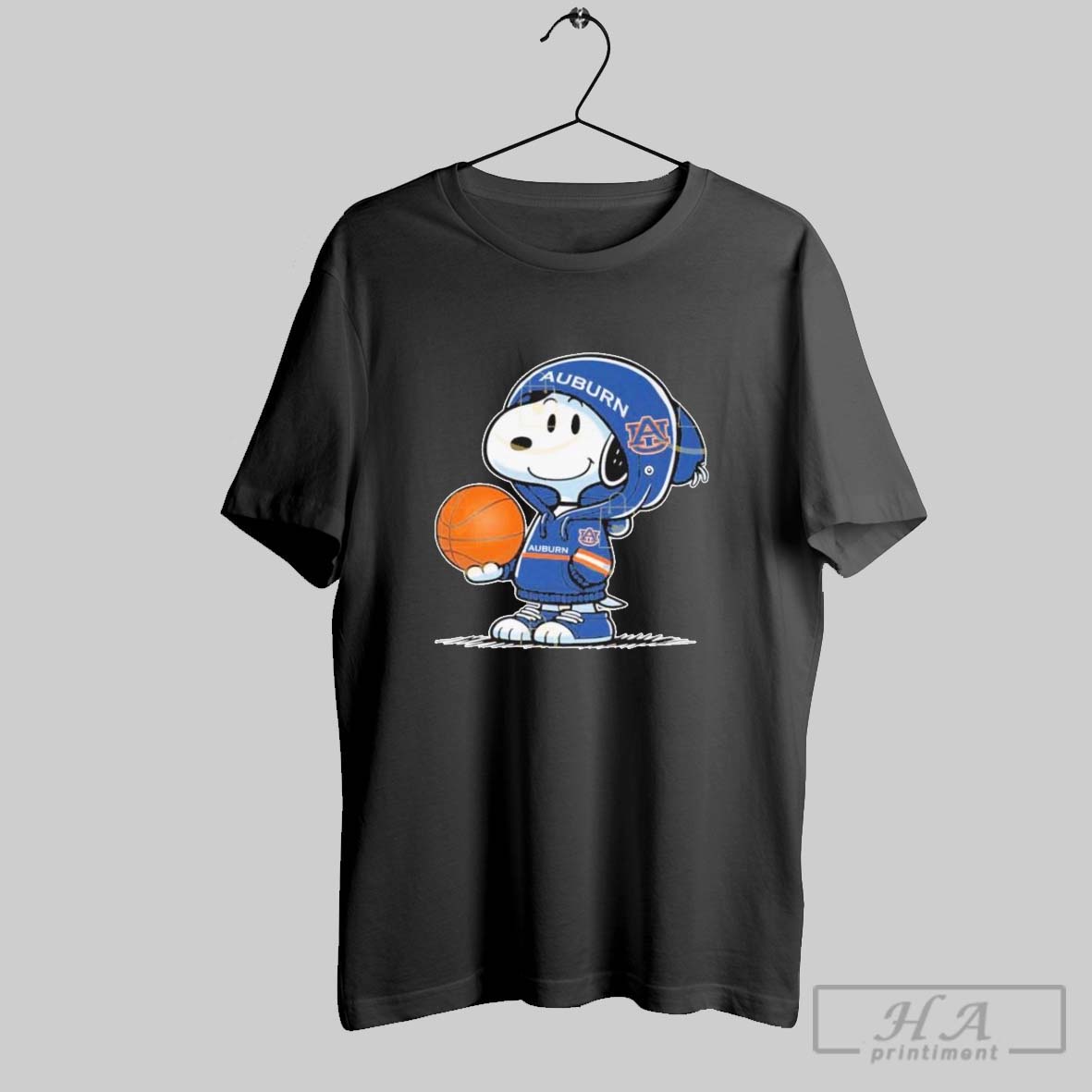 Auburn Tigers Basketball X Snoopy Shirt