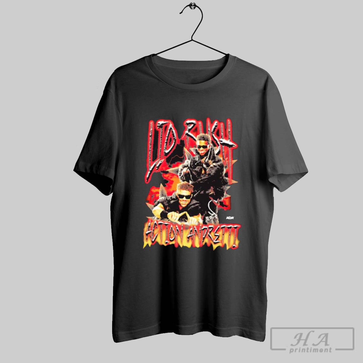 Lio Rush And Action Andretti Heat Check Aew 2025 T Shirt