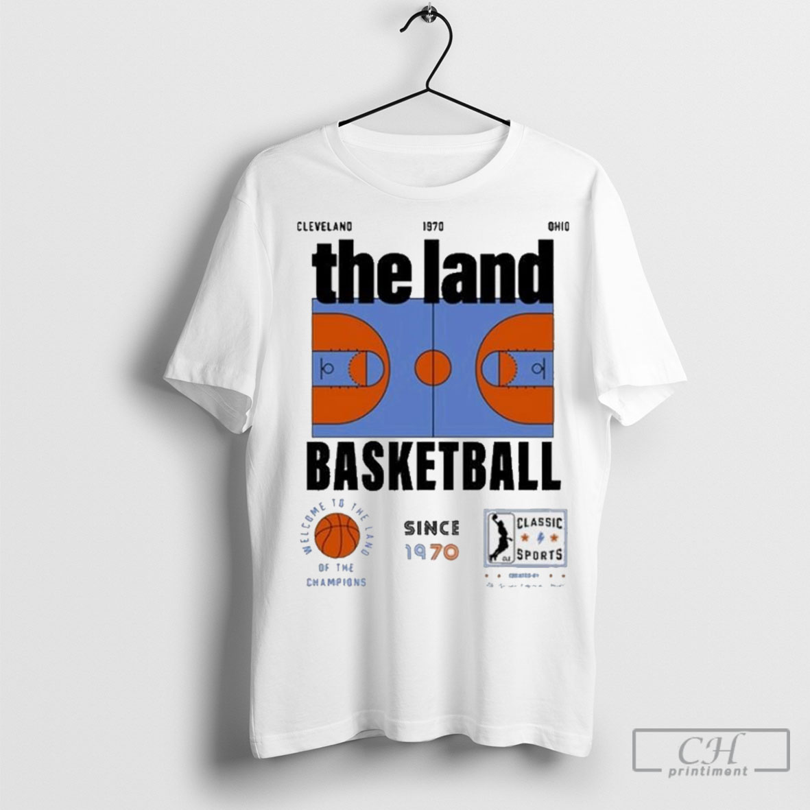 Official Cleveland The Land Basketball Since 1970 Shirt