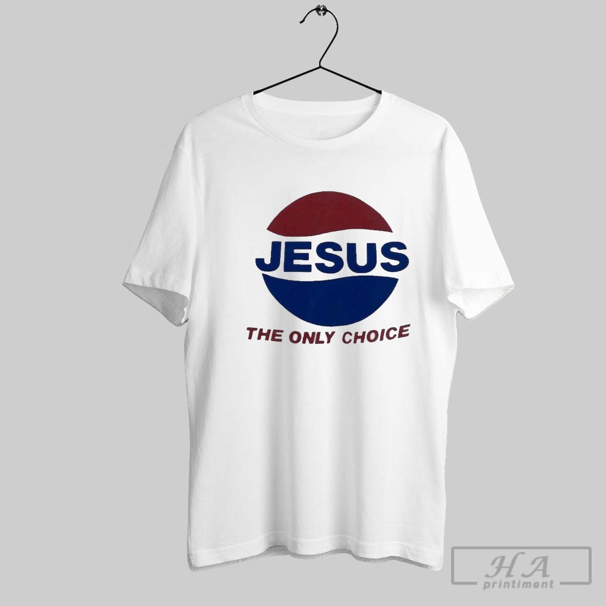 Official Jesus The Only Choice Pepsi Logo T Shirt