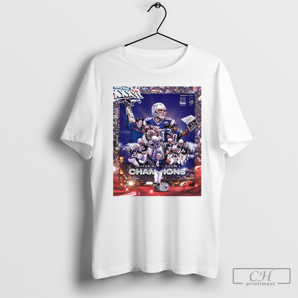 Official New England Patriots 20 17 St Louis Ram Super Bowl Xxxvi Champions The Day The Dynasty Began Shirt