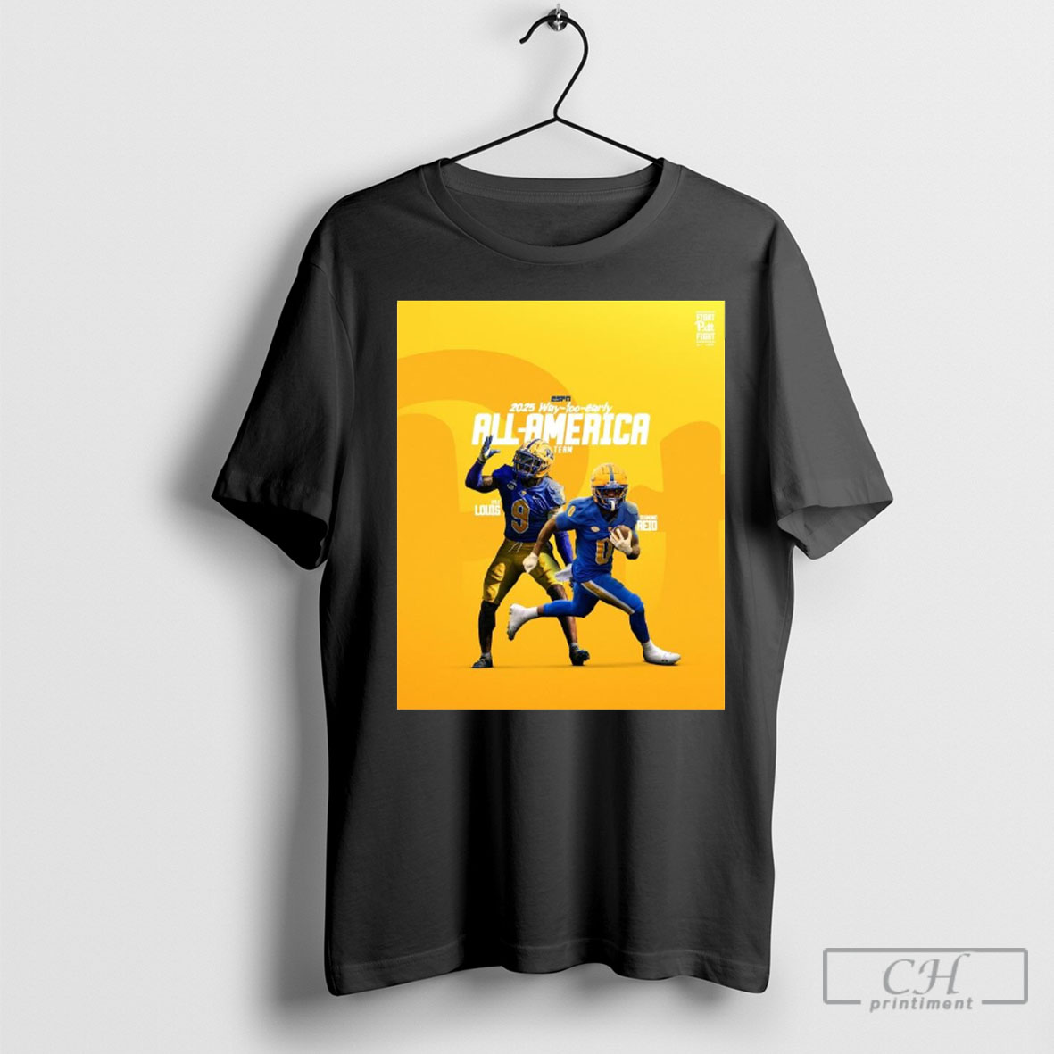 Official Pitt Panthers Football Kyle Louis And Desmond Reid 2025 Way Too Early All America Team Shirt