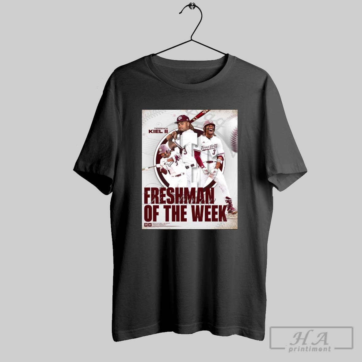 Texas Am Aggies Baseball Terrence Kiel Ii Freshman Of The Man Big Weekend From The Rook Leads To Weekly Poster T Shirt