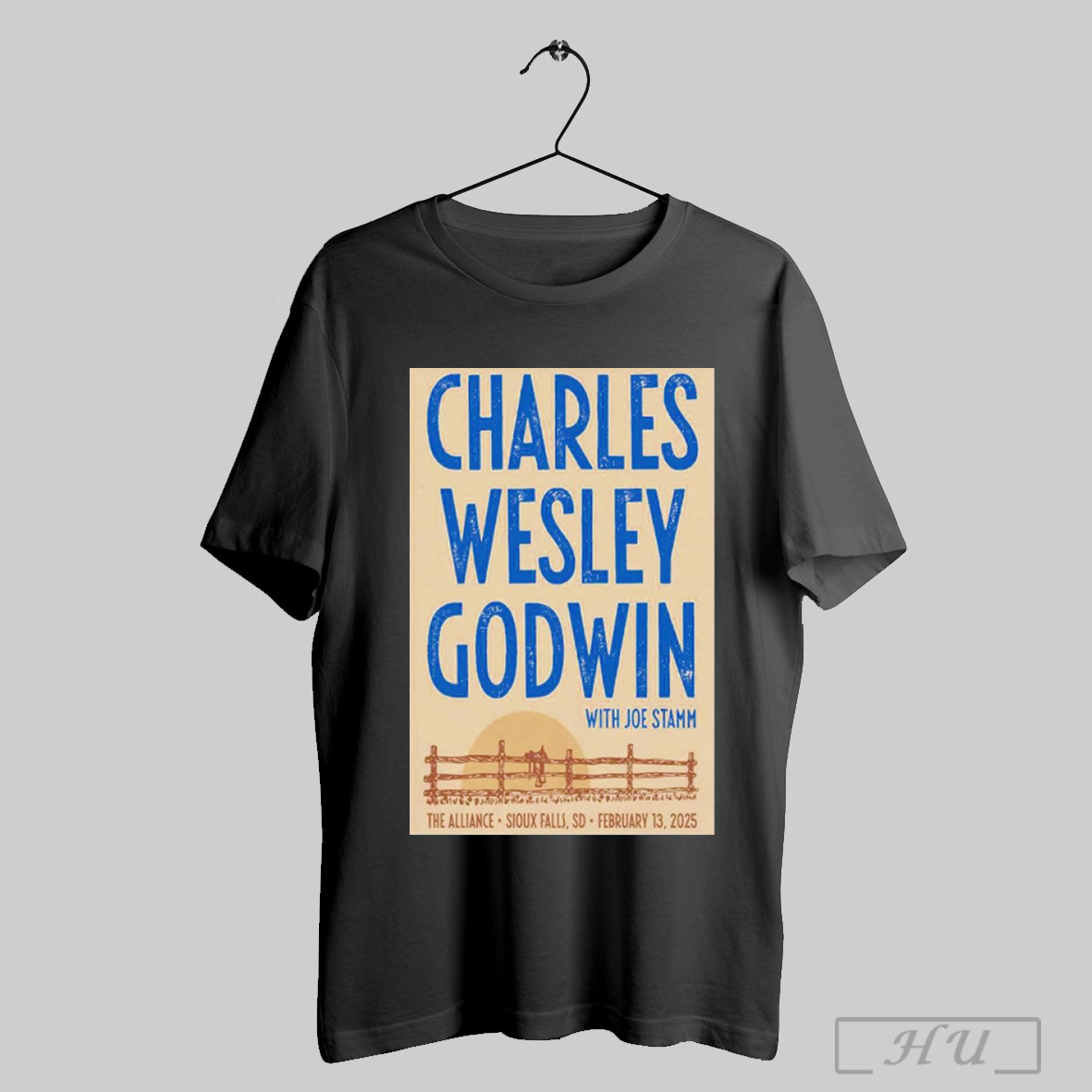 Trendy Charles Wesley Godwin At The Alliance In Sioux Falls Sd On Feb 13 2025 Tour Poster T Shirt