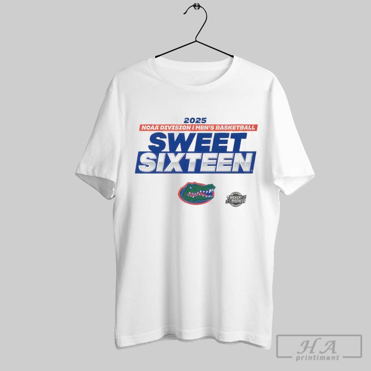 Florida Gators Ncaa Division I Mens Basketball Sweet Sixteen March Madness Traditional 2025 Logos T Shirt