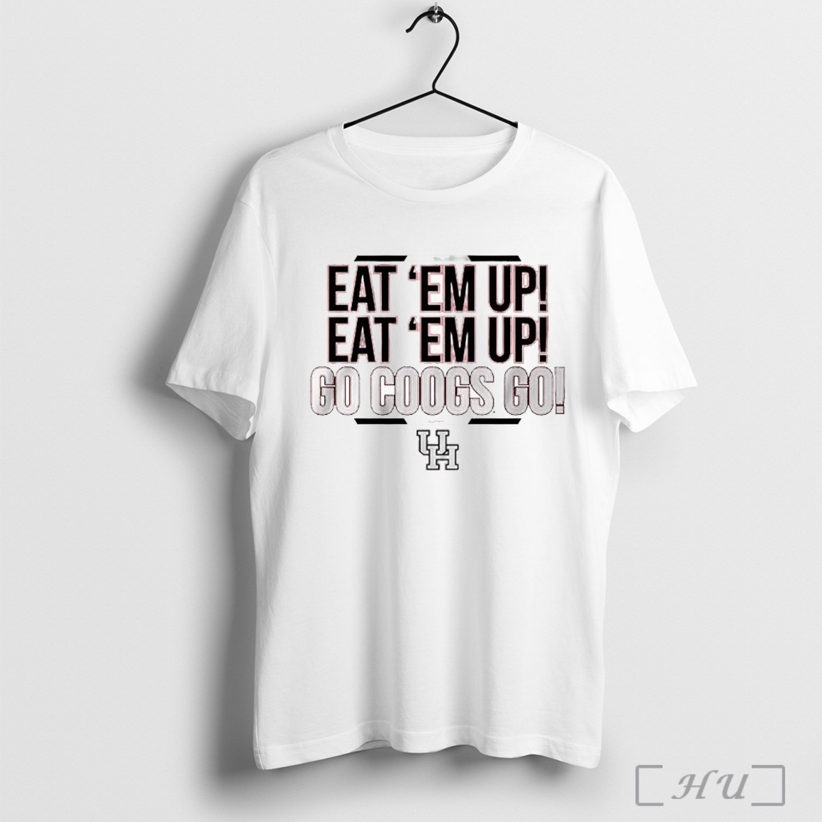 Houston Cougars Eat Em Up Chant Go Coogs Go Ncaa 2025 T Shirt Sweatshirt