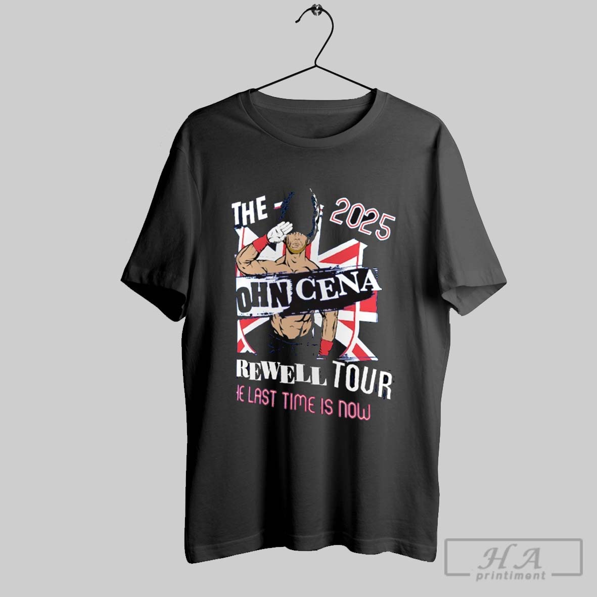 Official John Cena Farewell Tour The 2025 London The Last Time Is Now Wwe T Shirt
