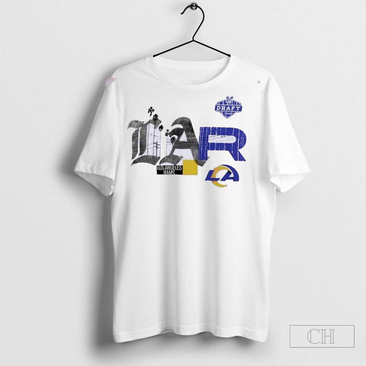 Official Los Angeles Rams 2025 Nfl Draft T Shirt Sweatshirt Tee Shirt
