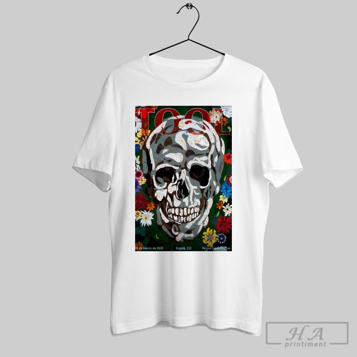 Official Poster Tool Mar 28th 2025 Parque Simon Bolivar Bogota Colombia Event T Shirt