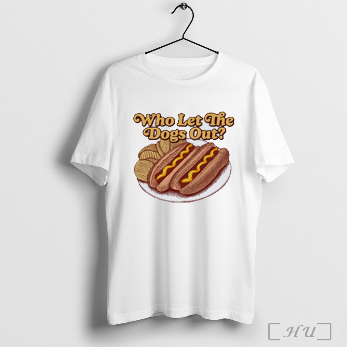 Official Who Let The Dogs Out Hotdog T Shirt Sweatshirt