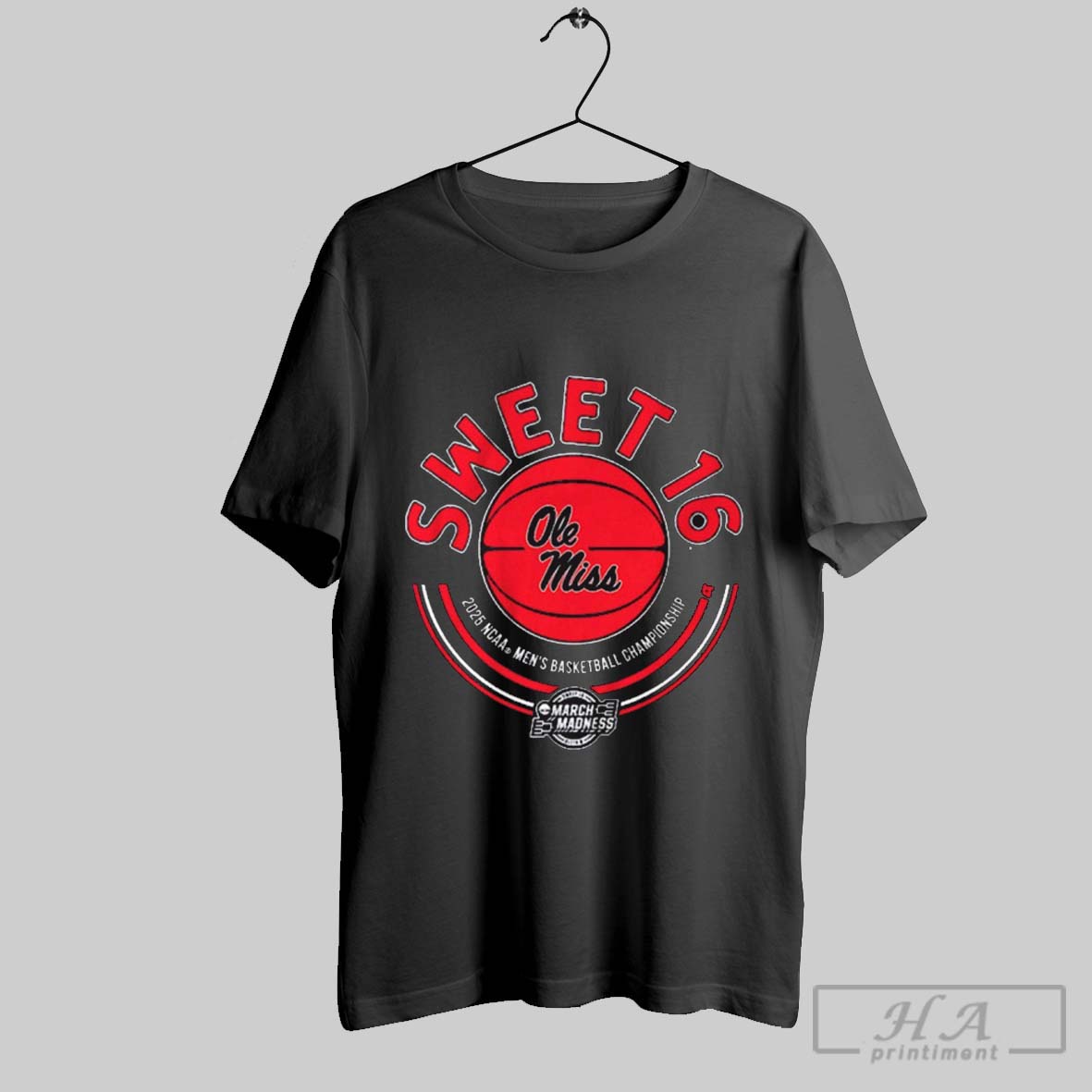 Ole Miss Rebels Basketball Sweet 16 Ncaa Mens Basketball Championship March Madness 2025 T Shirt