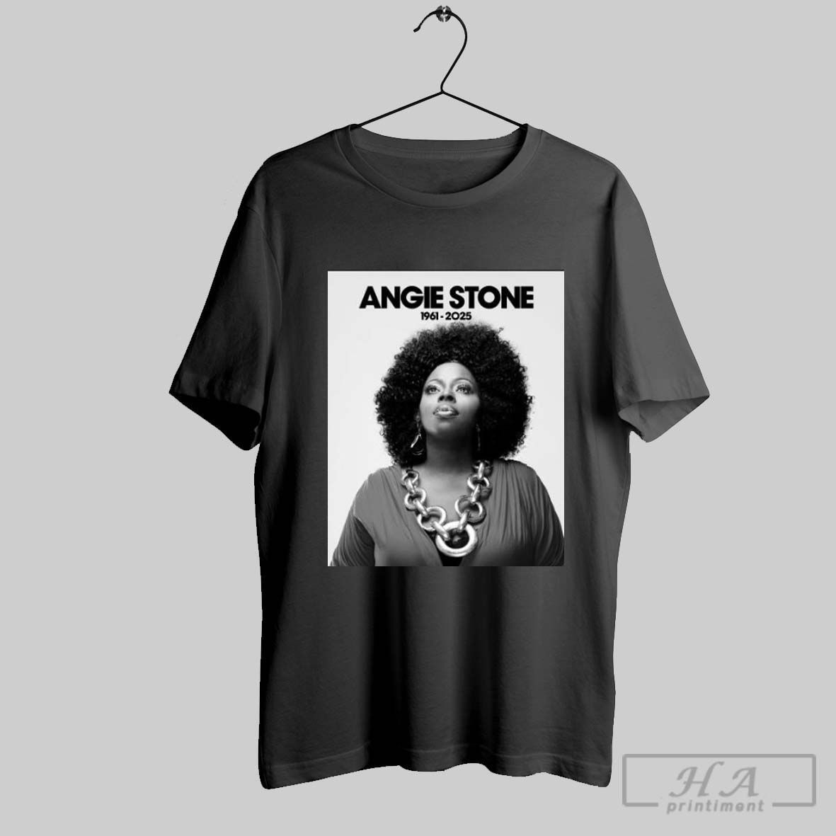 Poster Rest In Peace A Legendary Voice Of House Soul Disco Angie Stone 1961 2025 T Shirt