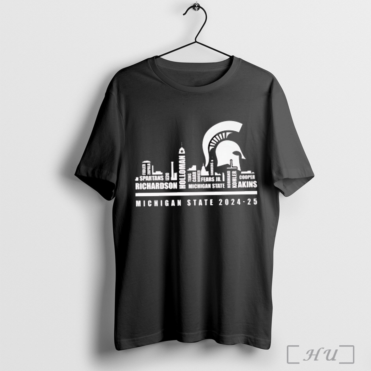 Skyline Michigan State Spartans 2024 2025 Player Names T Shirt Sweatshirt