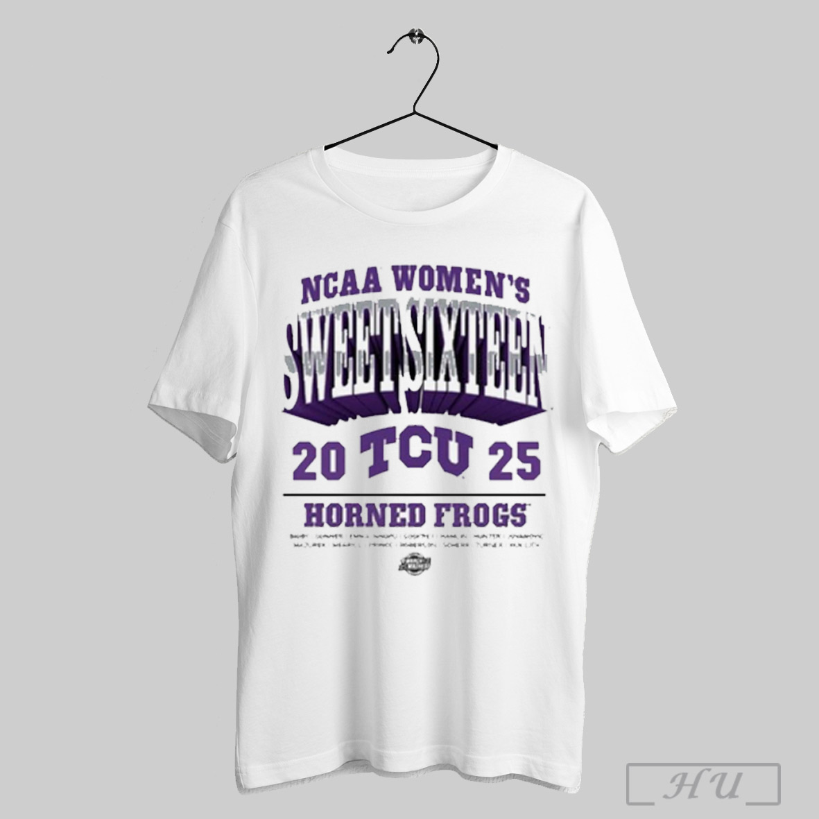 Tcu Horned Frogs Ncaa Womens Sweet Sixteen Streetwear 2025 T Shirt Sweatshirt