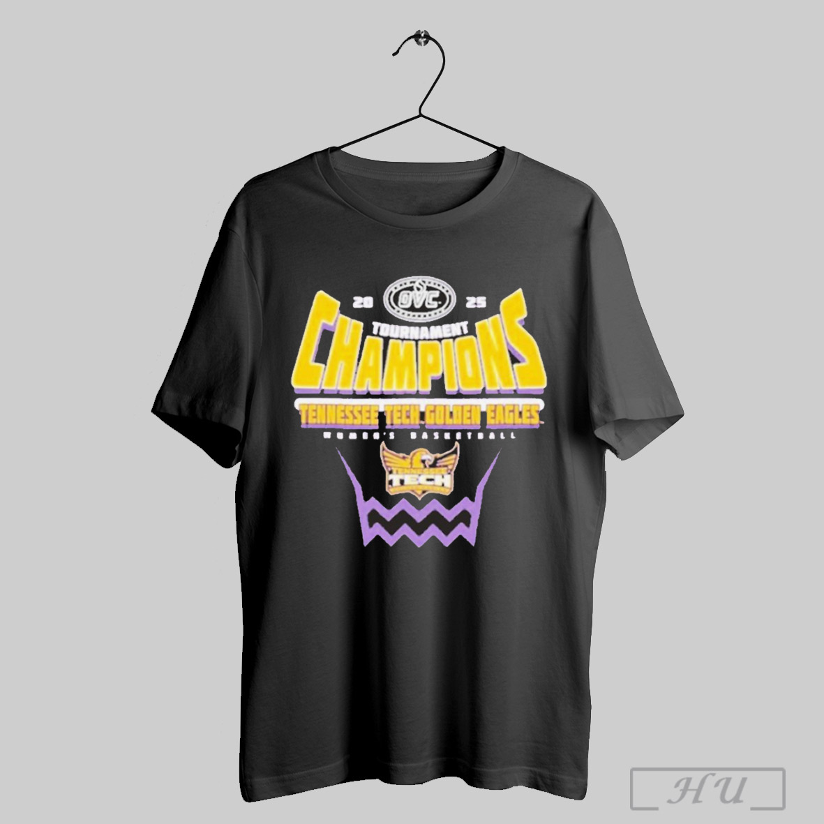 Tennessee Tech Golden Eagles 2025 Ovc Womens Basketball Conference Tournament Champions T Shirt Sweatshirt