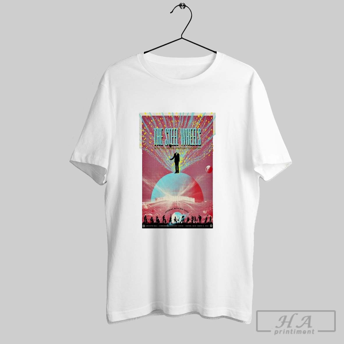 The Steel Wheels Canton Oh March 8 2025 T Shirts