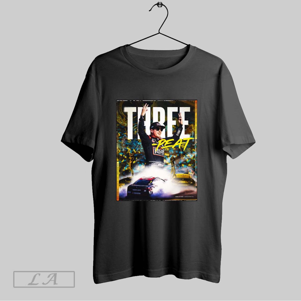Top Christopher Bell Ring The Bell Three Times Joe Gibbs Racing Nascar 2025 Poster T Shirt Sweatshirt Hoodie Shirt