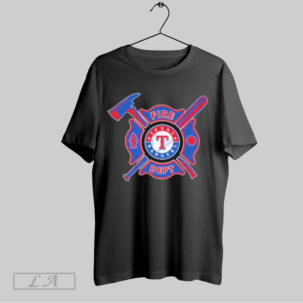 Top Fire Dept X Texas Rangers T Shirt Sweatshirt Hoodie Shirt