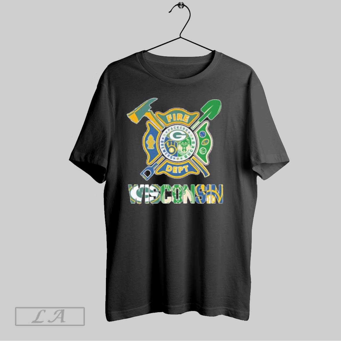 Top Fire Dept X Wisconsin Sports Teams T Shirt Sweatshirt Hoodie Shirt
