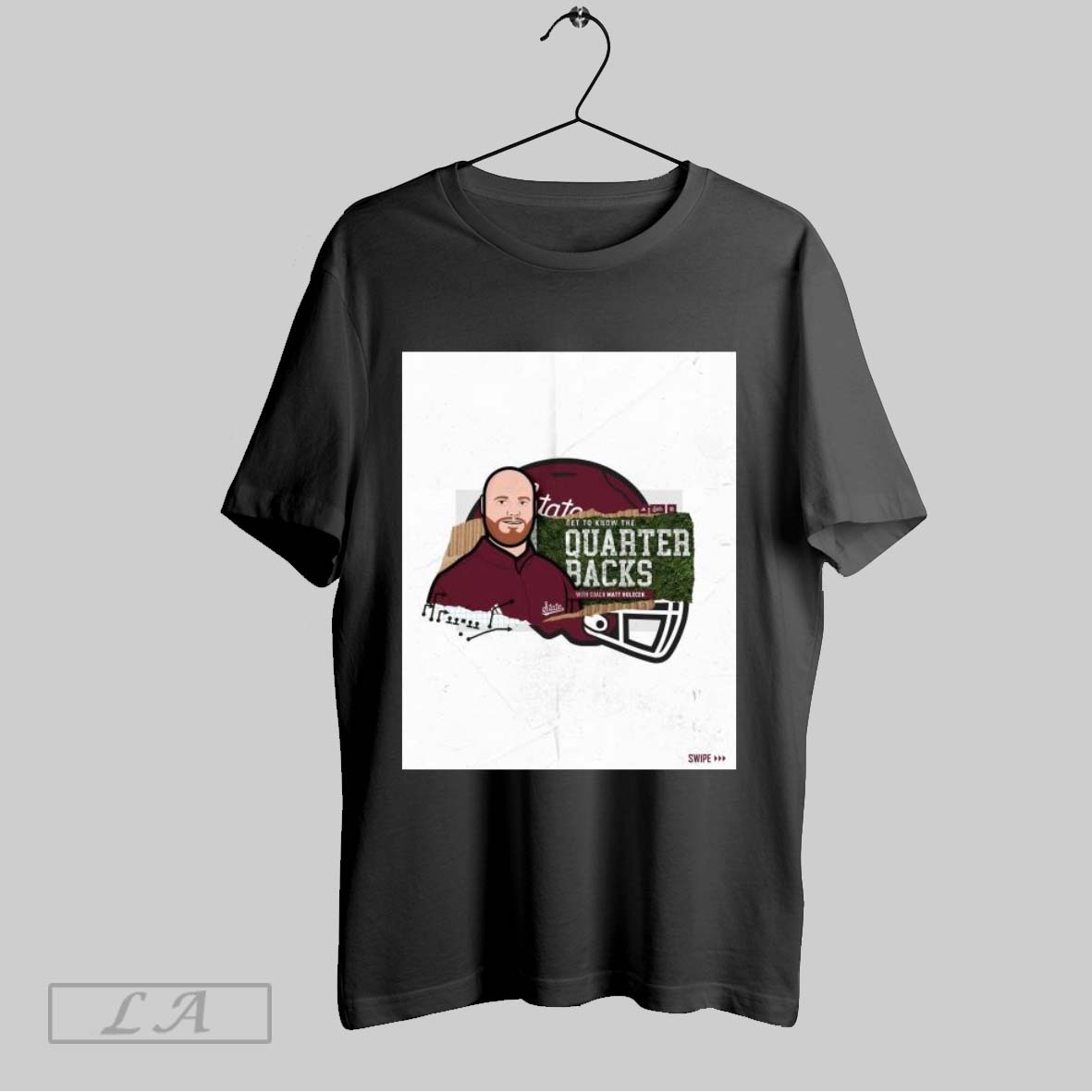Top Poster Get To Know Our Quarterback Room With Coach Matt Holecek Mississippi State Bulldogs Football T Shirt Sweatshirt Hoodie Shirt
