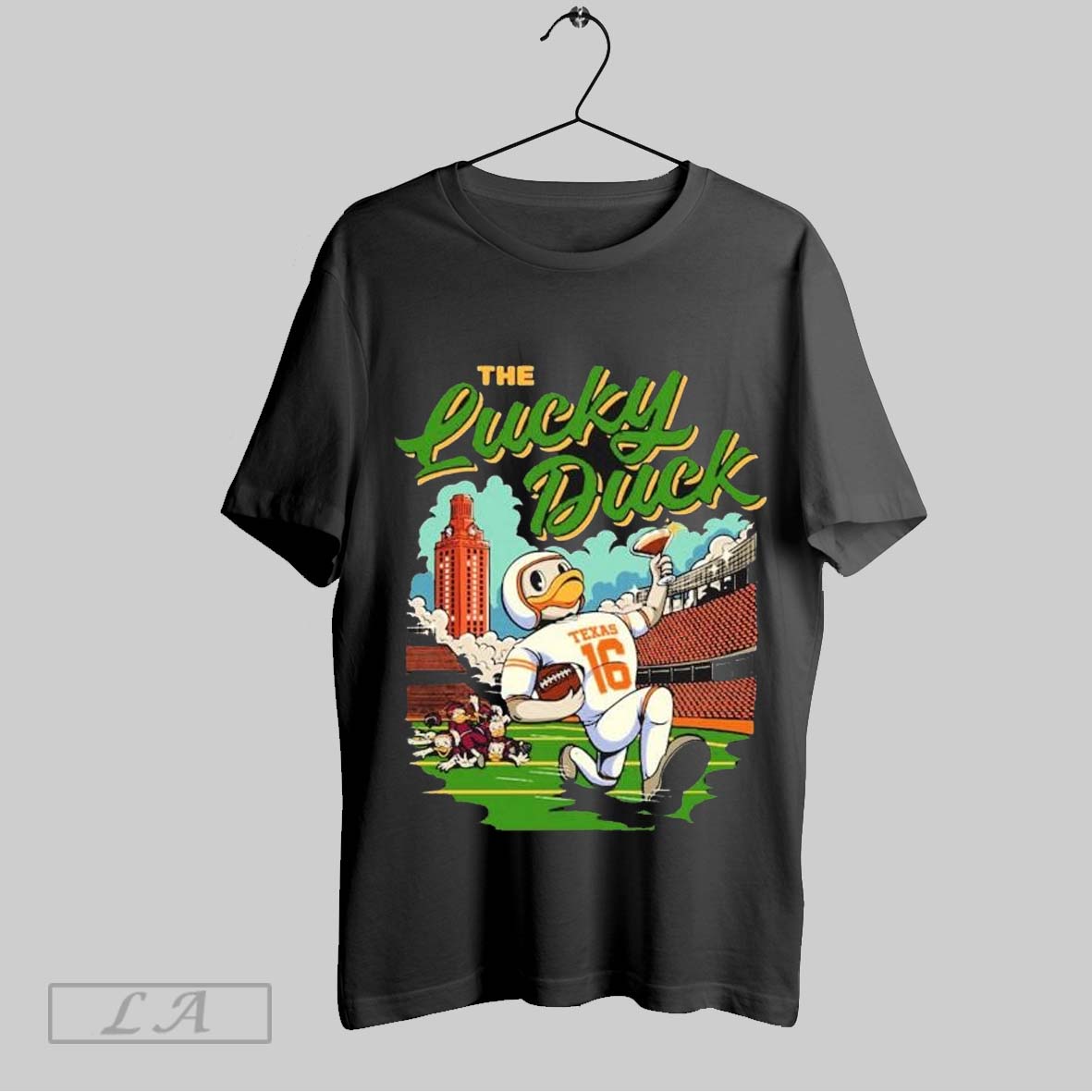 Top Texas Longhorns The Lucky Duck T Shirt Sweatshirt Hoodie Shirt