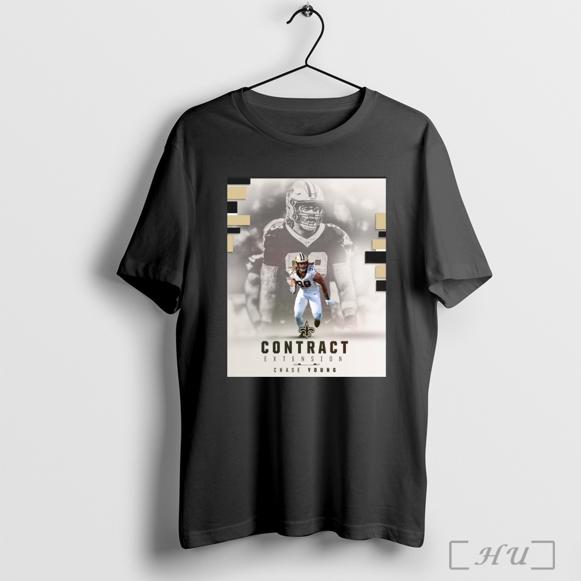 Trending Poster New Orleans Saints Football And Chase Young Agree To Terms On A 3 Year Contract Extension T Shirt Sweatshirt