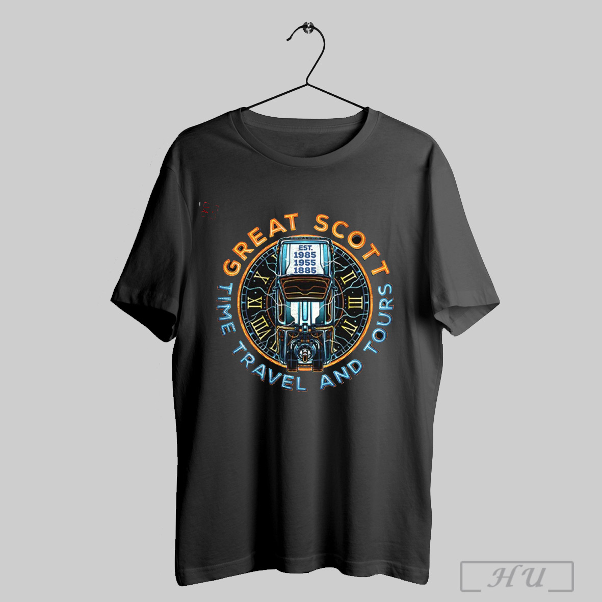 Trendy Back To The Future Great Scott Time Travel And Tours 1985 1955 1885 T Shirts