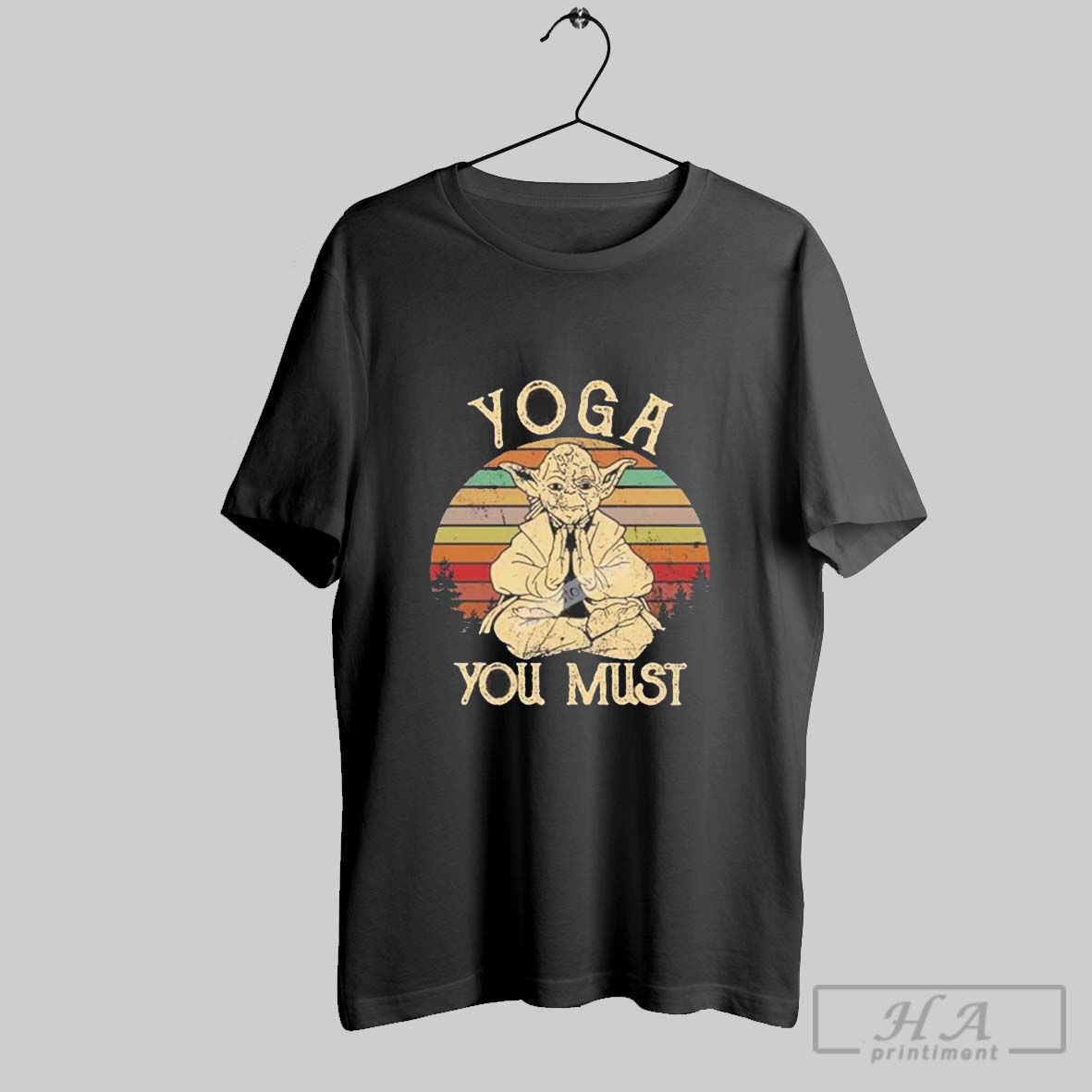 Yoda Yoga You Must Star Wars Vintage Shirt