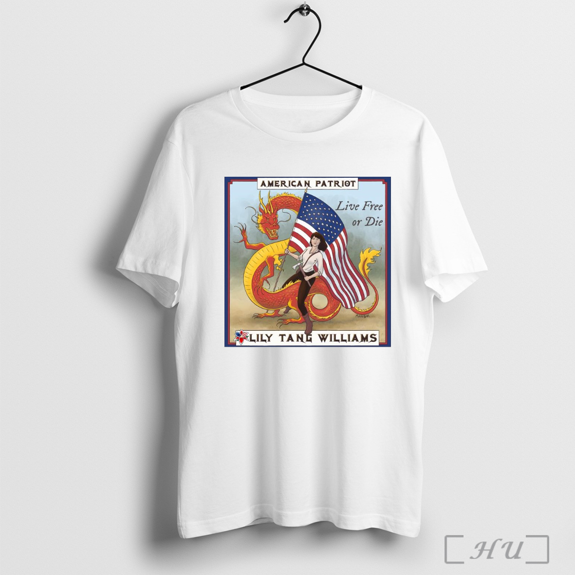 American Patriot Lily Tang Williams Live Free Or Die Meme Poster T Shirt Sweatshirt