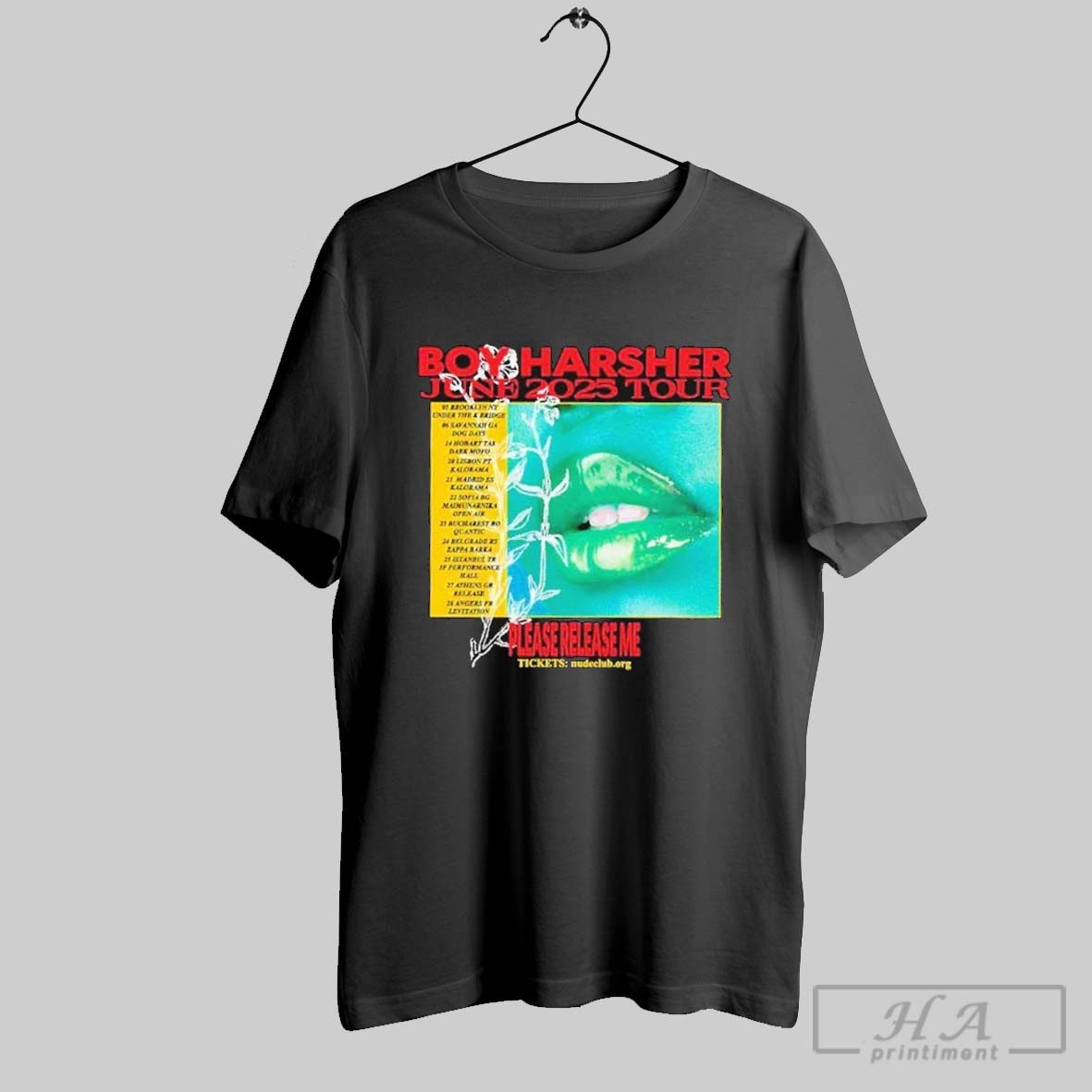 Boy Harsher June 2025 Tour Please Release Me Dates T Shirts