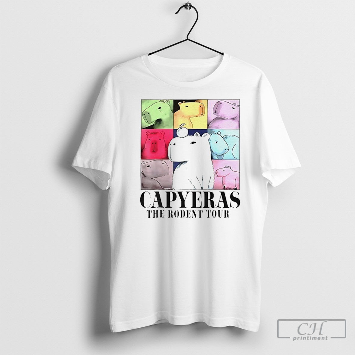 Capybara Capyeras The Rodent Tour Shirt