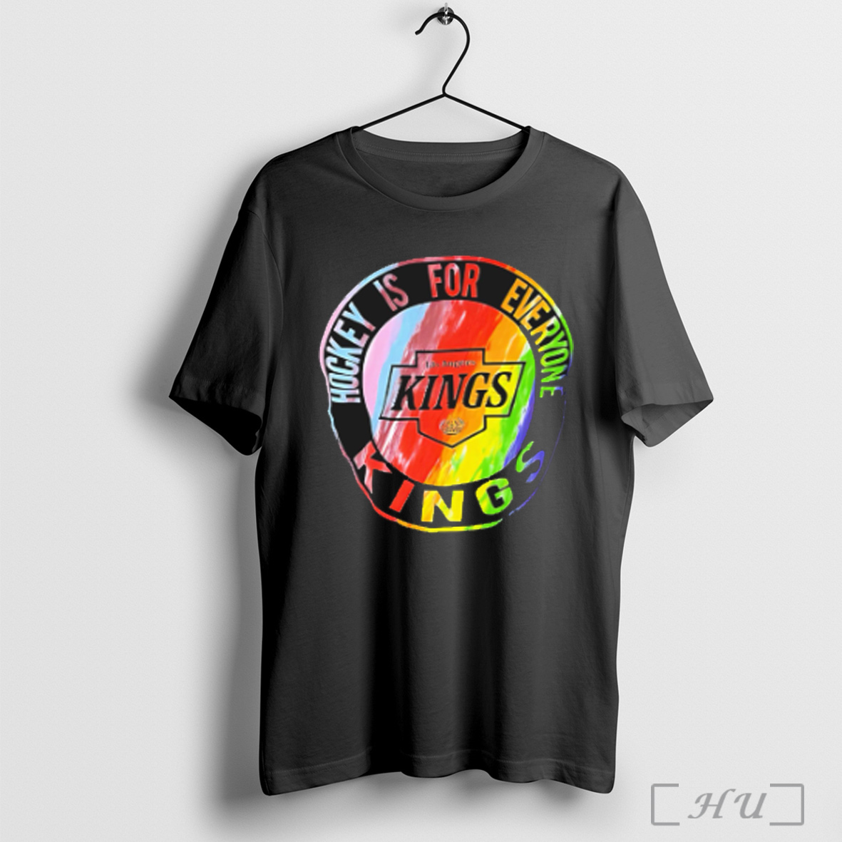 Hockey Is For Everyone Kings Rainbow T Shirt Sweatshirt