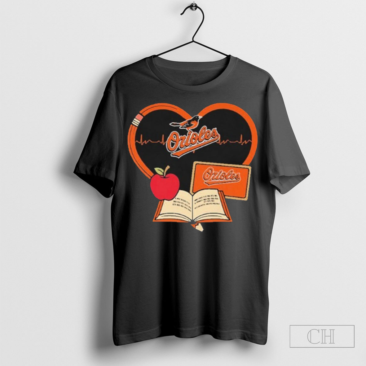 Love Books Heartbeat T-Shirt Love Books Heartbeat T-Shirt