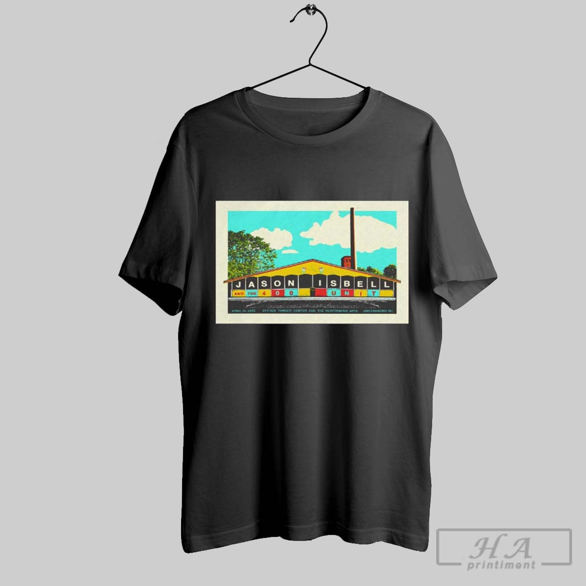 Official Poster Jason Isbell Tour April 15 2025 Steven Tanger Center For The Performing Arts Greensboro Nc T Shirt