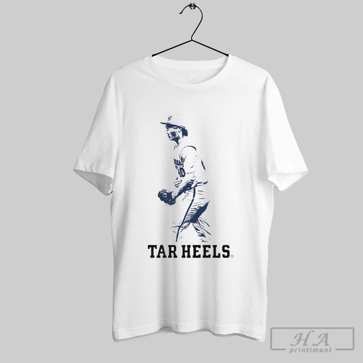 Official Walker Mcduffie North Carolina Tar Heels Baseball Portrait Ncaa Division I T Shirt