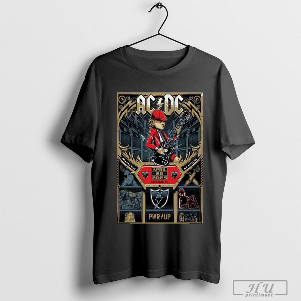 Officials Ac Dc At Allegiant Stadium In Las Vegas Nv On April 26 2025 Concert Poster T Shirt Sweatshirt
