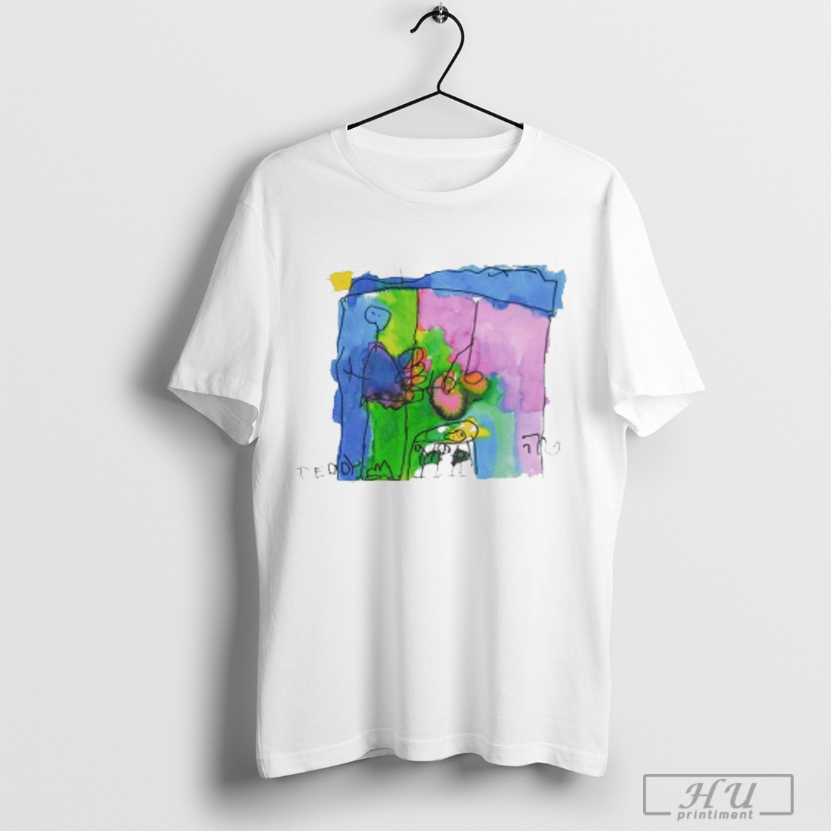 Teddy Fresh Teddys Drawing T Shirt Sweatshirt
