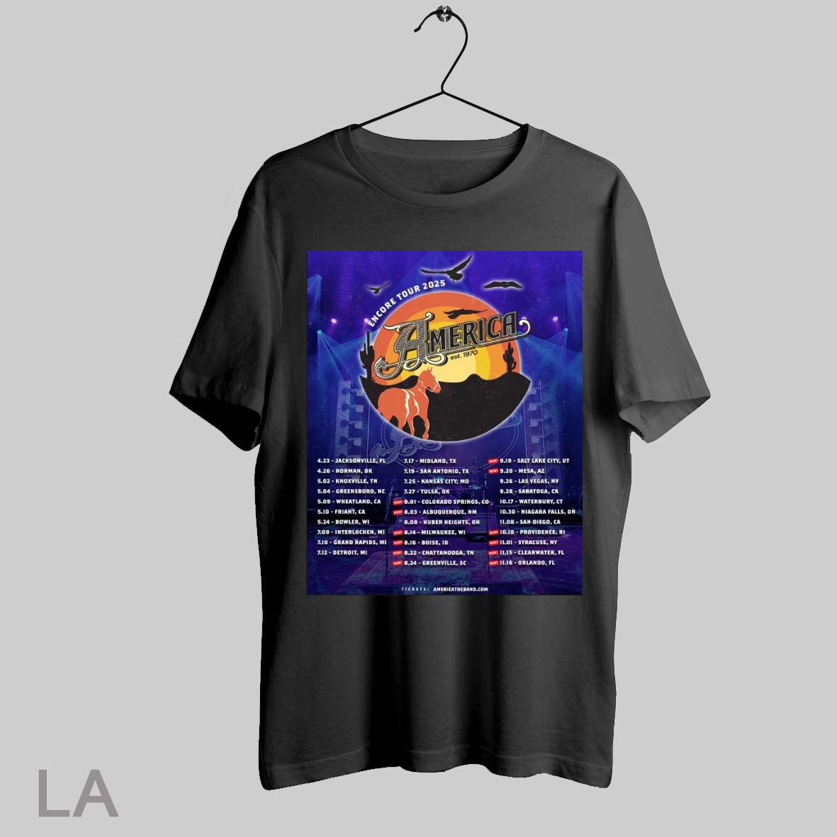 Top America Encore Tour 2025 8 01 Colorado Springs Co 8 03 Albuquerque Nm 8 14 Milwaukee Wi Poster T Shirt Sweatshirt Hoodie Shirt