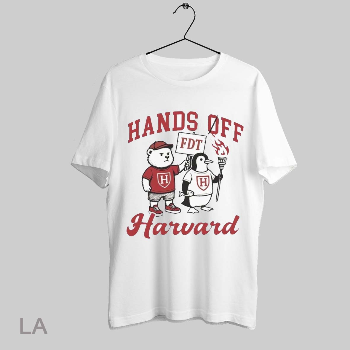 Top Bear Penguins Hands Off Harvard T Shirt Sweatshirt Hoodie Shirt