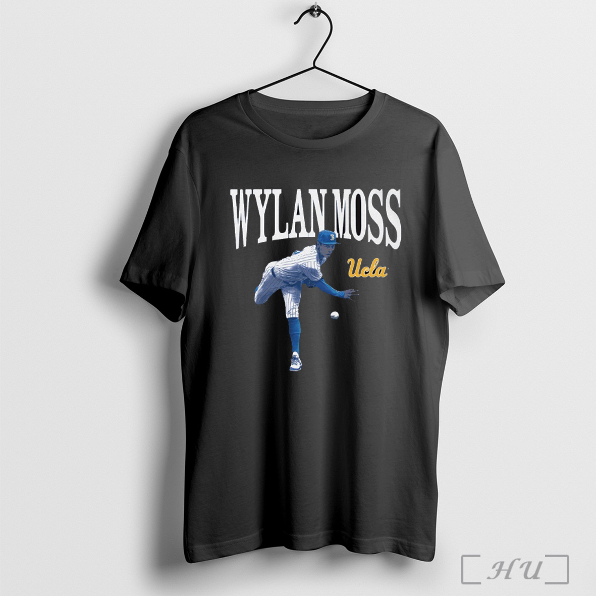Wylan Moss Illustrated Ucla Bruins Baseball Ncaa Big Ten Conference 2025 T Shirt Sweatshirt