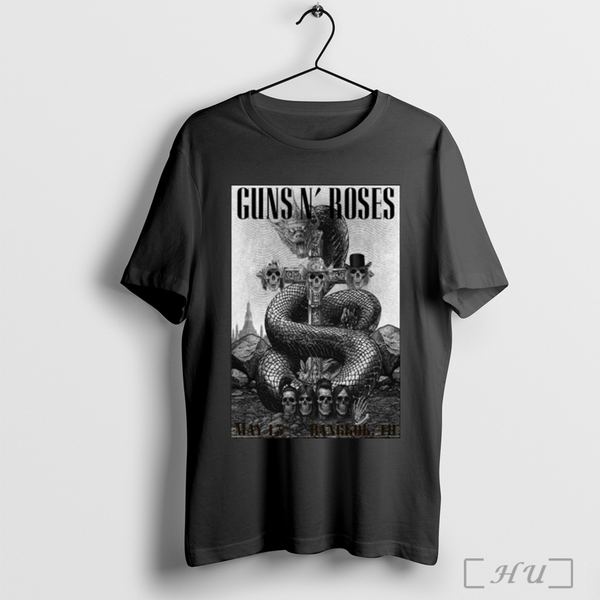 2025 Poster Guns N Roses Bangkok Th Tour May 13 T Shirt Sweatshirt