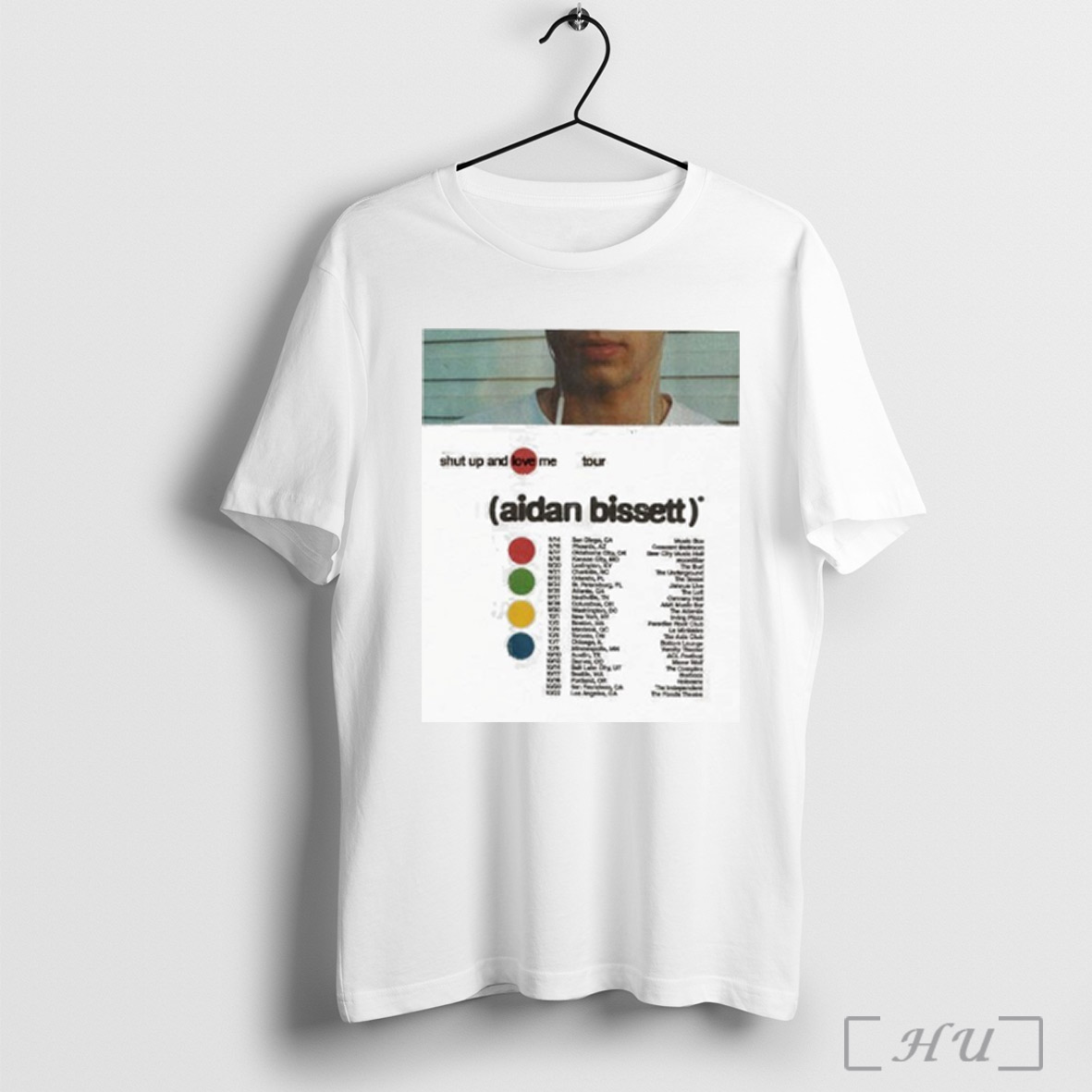 Aidan Bissett Shut Up And Love Me Tour 2025 T Shirt Sweatshirt